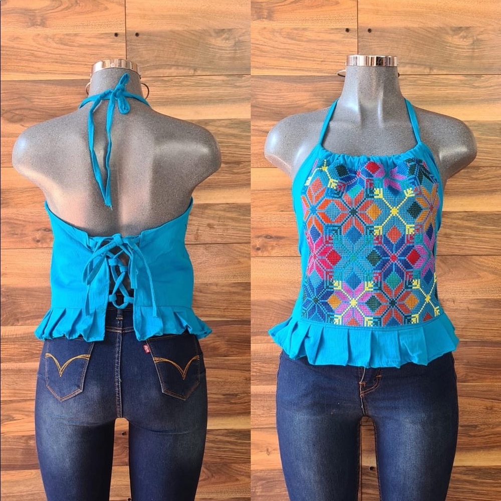 Halter top adjustable